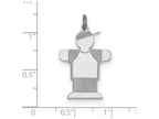 FJC Finejewelers Sterling Silver Kid Charm
