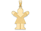 FJC Finejewelers 14k Yellow Gold Girl Charm