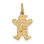 FJC Finejewelers 14k Yellow Gold Mini Boy Charm