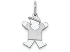 FJC Finejewelers 14k White Gold Mini Boy Charm