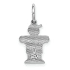 FJC Finejewelers 14k White Gold Mini Boy Charm
