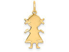 FJC Finejewelers 14k Yellow Gold Girl Charm