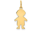 FJC Finejewelers 14k Yellow Gold Boy Charm