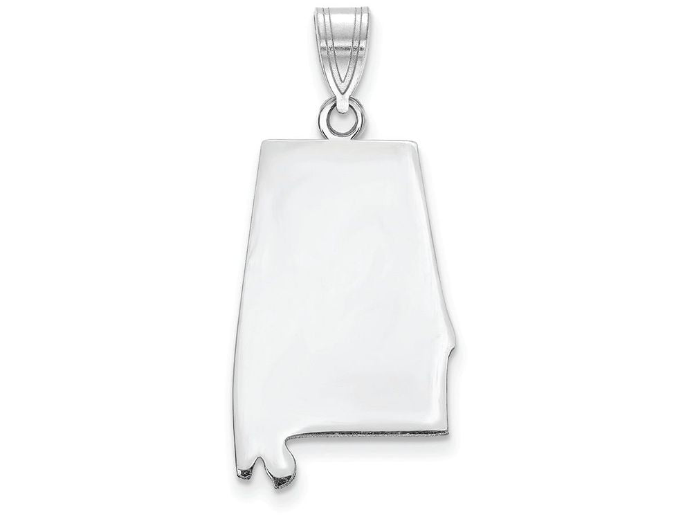 FJC Finejewelers 14k White Gold Al State Charm Bail Only