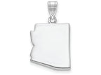 FJC Finejewelers 14k White Gold Az State Charm Bail Only