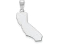 FJC Finejewelers 14k White Gold Ca State Charm Bail Only