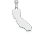 FJC Finejewelers 14k White Gold Ca State Charm Bail Only