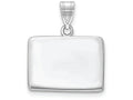 FJC Finejewelers 14k White Gold Co State Charm Bail Only