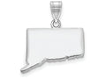 FJC Finejewelers 14k White Gold Ct State Charm Bail Only