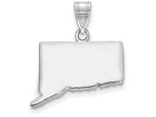 FJC Finejewelers 14k White Gold Ct State Charm Bail Only