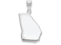 FJC Finejewelers 14k White Gold Ga State Charm Bail Only