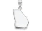 FJC Finejewelers 14k White Gold Ga State Charm Bail Only