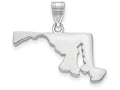 FJC Finejewelers 14k White Gold Md State Charm Bail Only