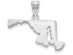 FJC Finejewelers 14k White Gold Md State Charm Bail Only