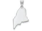 FJC Finejewelers 14k White Gold Me State Charm Bail Only