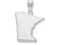 FJC Finejewelers 14k White Gold Mn State Charm Bail Only