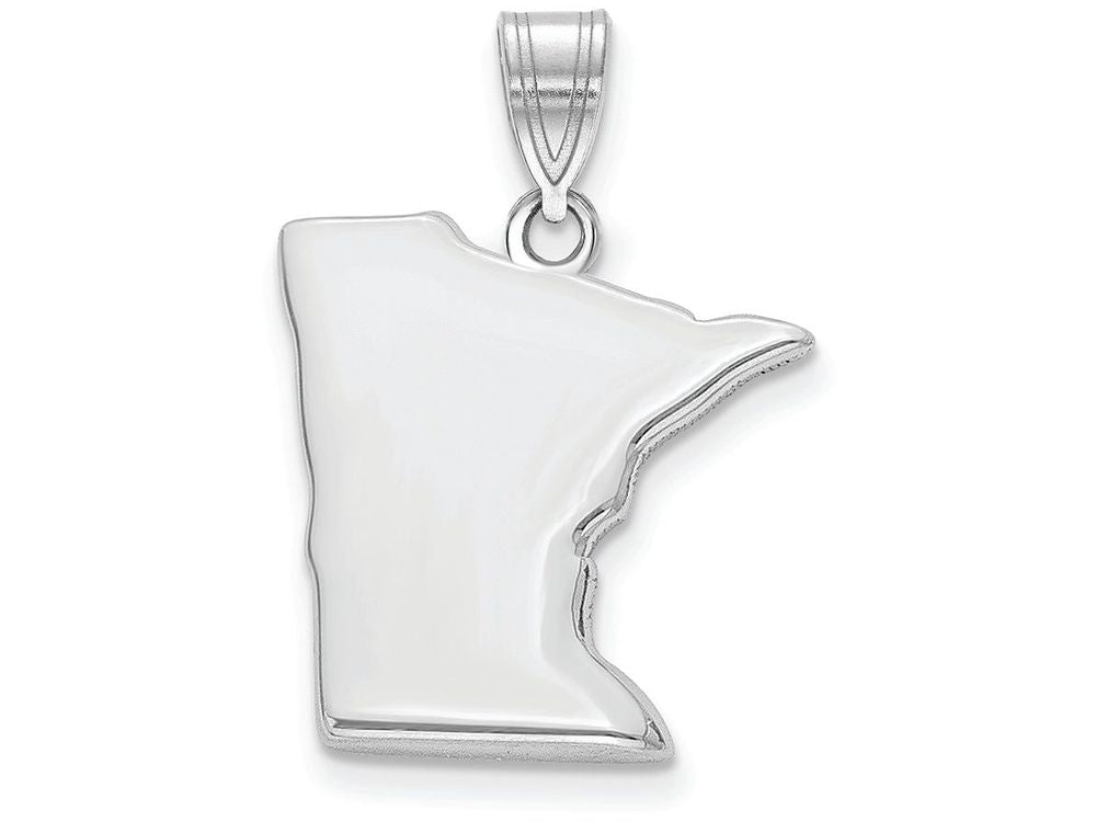 FJC Finejewelers 14k White Gold Mn State Charm Bail Only