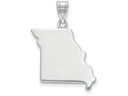 FJC Finejewelers 14k White Gold Mo State Charm Bail Only