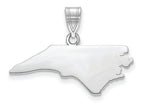 FJC Finejewelers 14k White Gold Nc State Charm Bail Only