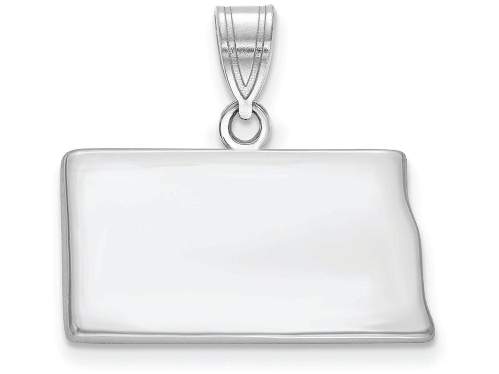 FJC Finejewelers 14k White Gold Nd State Charm Bail Only