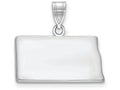 FJC Finejewelers 14k White Gold Nd State Charm Bail Only