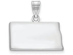 FJC Finejewelers 14k White Gold Nd State Charm Bail Only