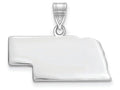 FJC Finejewelers 14k White Gold Ne State Charm Bail Only