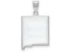 FJC Finejewelers 14k White Gold Nm State Charm Bail Only