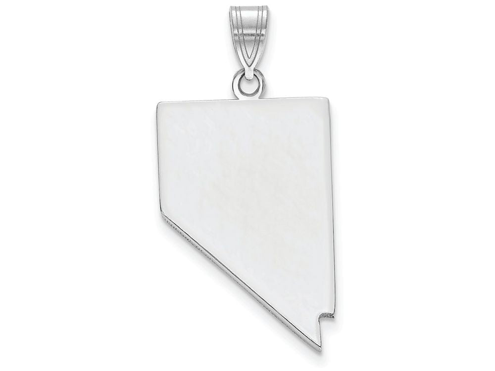 FJC Finejewelers 14k White Gold Nv State Charm Bail Only