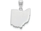 FJC Finejewelers 14k White Gold Oh State Charm Bail Only