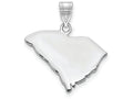 FJC Finejewelers 14k White Gold Sc State Charm Bail Only