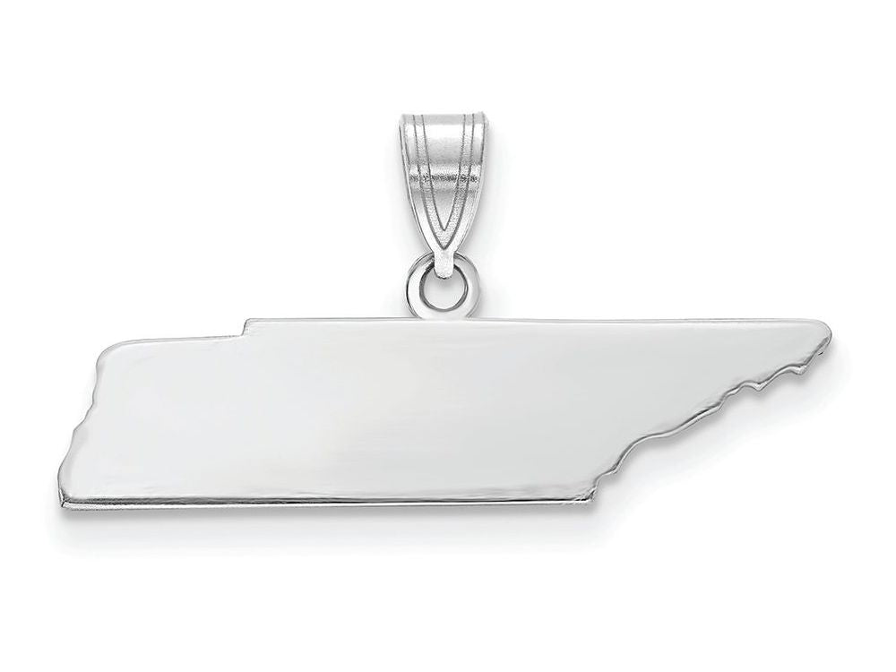 FJC Finejewelers 14k White Gold Tn State Charm Bail Only