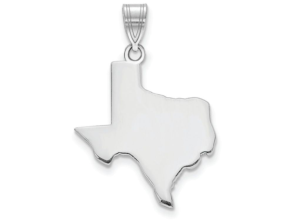 FJC Finejewelers 14k White Gold Tx State Charm Bail Only