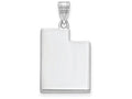 FJC Finejewelers 14k White Gold Ut State Charm Bail Only