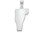 FJC Finejewelers 14k White Gold Vt State Charm Bail Only