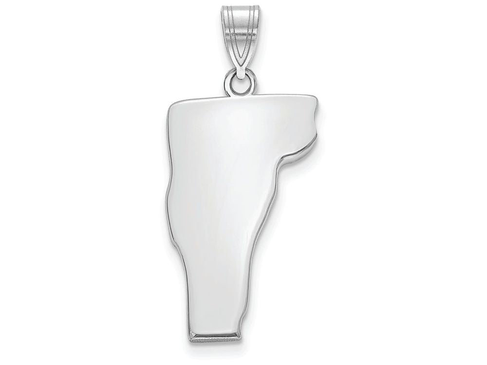 FJC Finejewelers 14k White Gold Vt State Charm Bail Only
