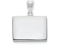 FJC Finejewelers 14k White Gold Wy State Charm Bail Only