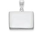 FJC Finejewelers 14k White Gold Wy State Charm Bail Only