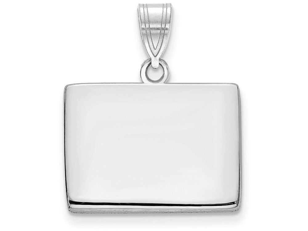 FJC Finejewelers 14k White Gold Wy State Charm Bail Only