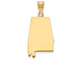 FJC Finejewelers 14k Yellow Gold Al State Charm Bail Only