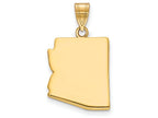 FJC Finejewelers 14k Yellow Gold Az State Charm Bail Only