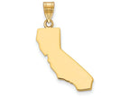 FJC Finejewelers 14k Yellow Gold Ca State Charm Bail Only