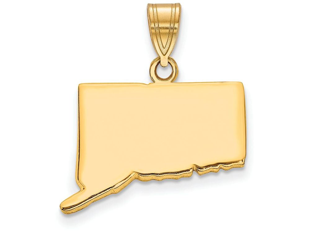 FJC Finejewelers 14k Yellow Gold Ct State Charm Bail Only