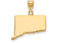FJC Finejewelers 14k Yellow Gold Ct State Charm Bail Only