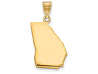 FJC Finejewelers 14k Yellow Gold Ga State Charm Bail Only