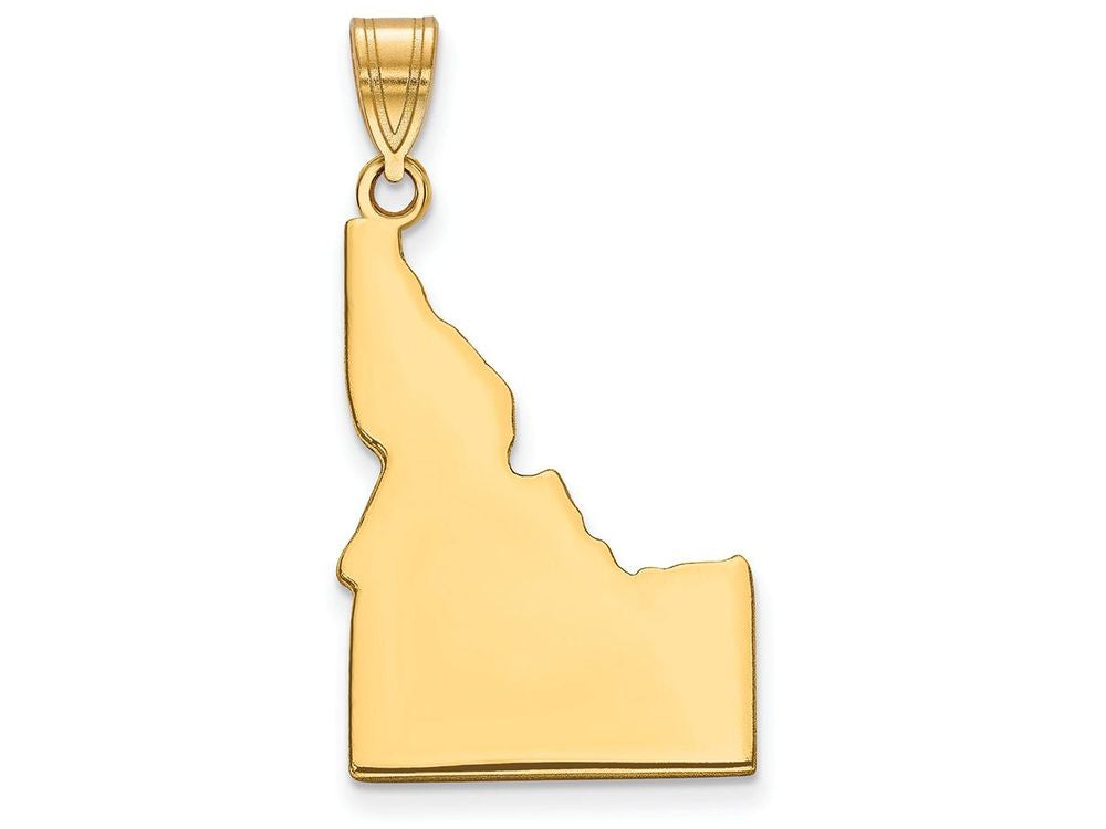 FJC Finejewelers 14k Yellow Gold Id State Charm Bail Only