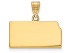 FJC Finejewelers 14k Yellow Gold Ks State Charm Bail Only