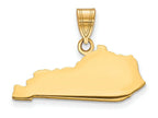 FJC Finejewelers 14k Yellow Gold Ky State Charm Bail Only