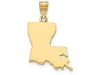 FJC Finejewelers 14k Yellow Gold La State Charm Bail Only