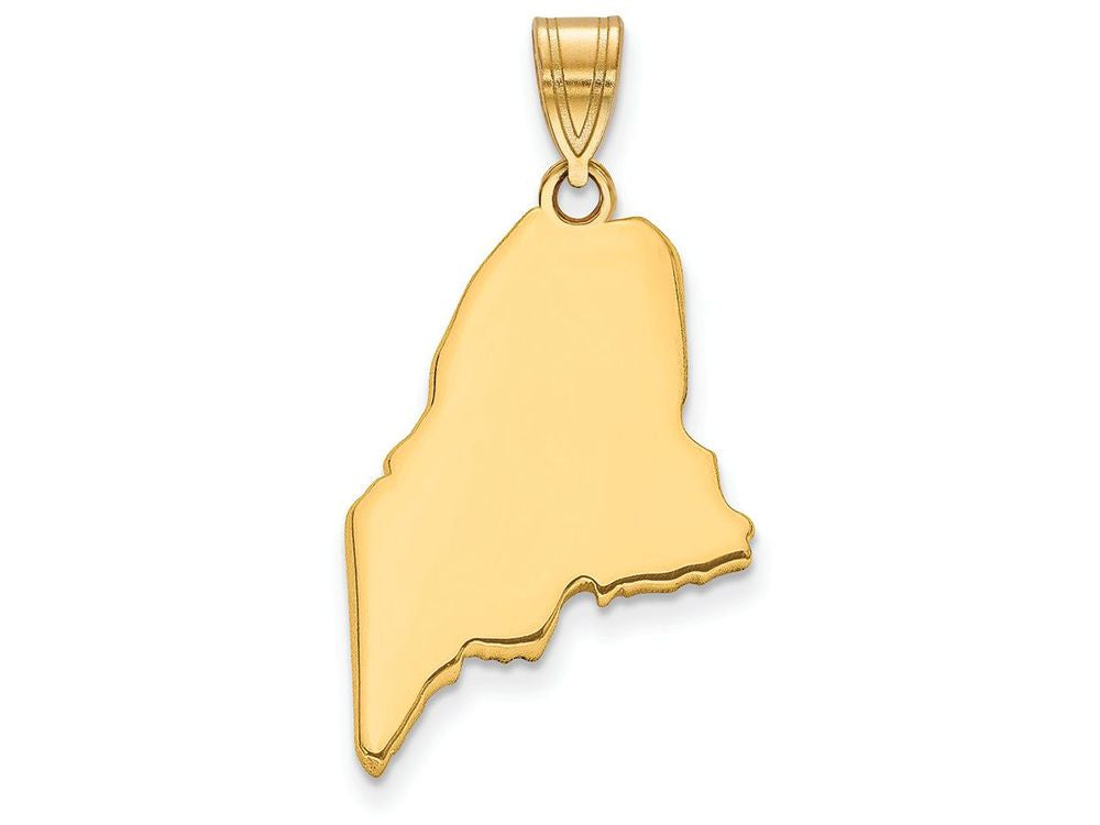 FJC Finejewelers 14k Yellow Gold Me State Charm Bail Only